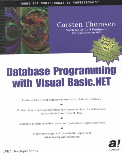 Database Programming with Visual Basic .NET cover