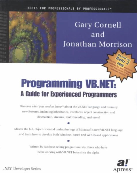Programming VB .NET: A Guide for Experienced Programmers cover