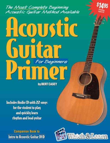 Acoustic Guitar Primer for Beginners (Book & CD-ROM) cover
