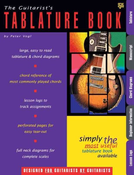 The Guitarist's Tablature Book - Blank Guitar Tab Paper cover