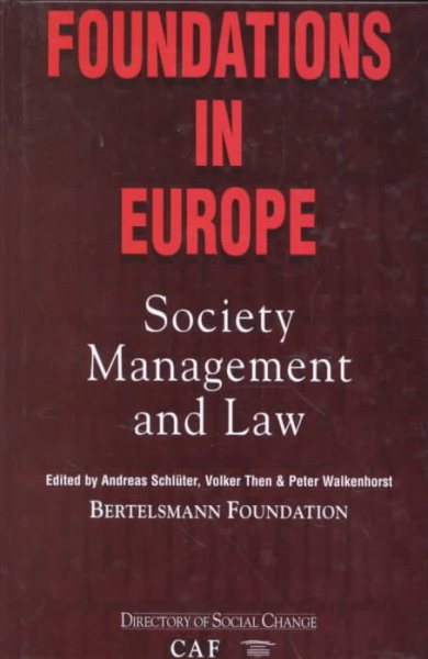 Foundations in Europe: International Reference Book on Society, Management, and Law