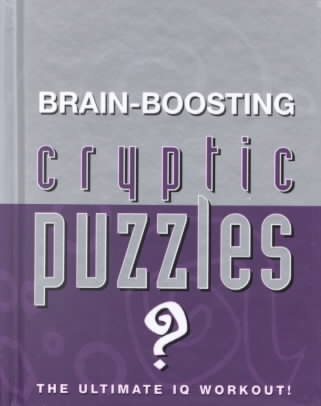 Brain-Boosting Cryptic Puzzles cover