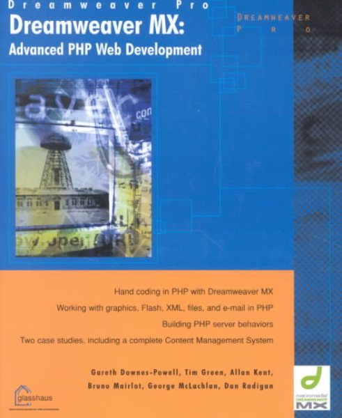 Dreamweaver Mx: Advanced Php Web Development cover