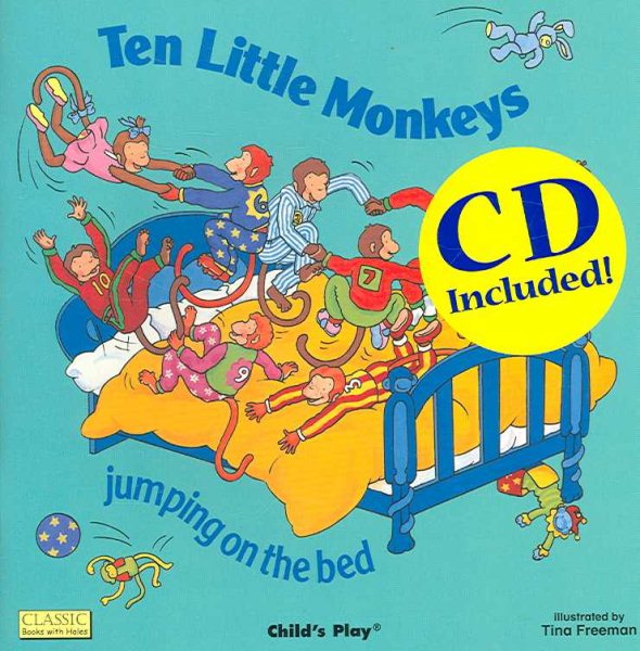 Ten Little Monkeys (Classic Books with Holes) cover