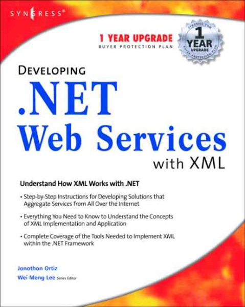 Developing .Net Web Services With Xml cover