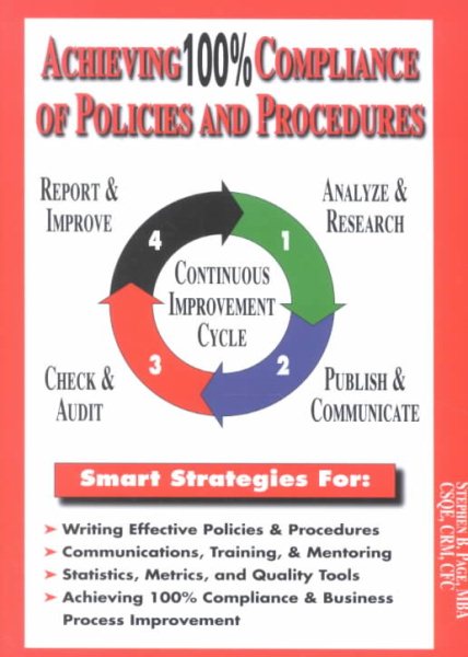 Achieving 100% Compliance of Policies and Procedures cover