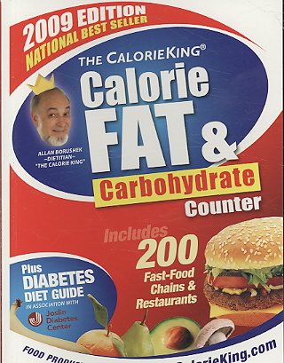 The CalorieKing Calorie, Fat & Carbohydrate Counter 2009 cover
