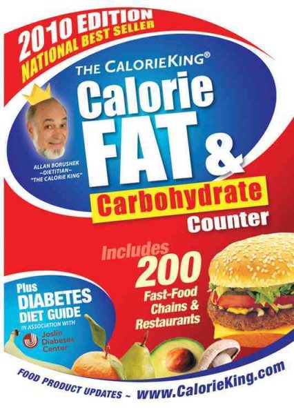 The CalorieKing Calorie, Fat & Carbohydrate Counter 2010 cover