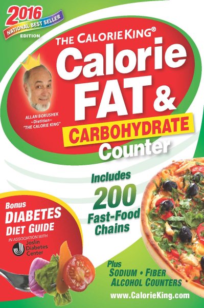 The CalorieKing Calorie, Fat & Carbohydrate Counter 2016 cover