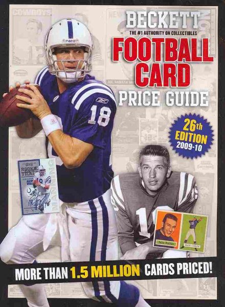 Beckett Football Card Price Guide 2009-10 cover