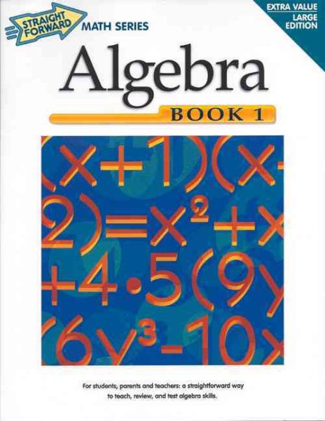 Algebra (Straight Forward Math Series/Book 1) cover
