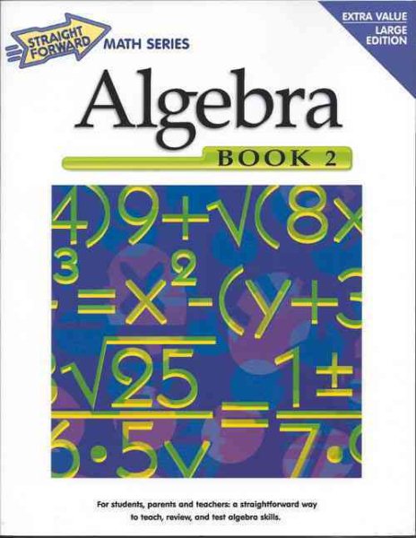Algebra, Book 2 (Straight Forward Math Series) cover