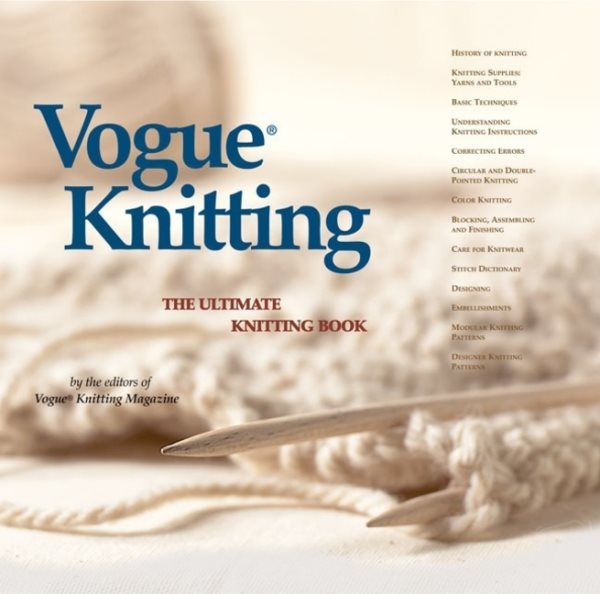 Vogue Knitting: The Ultimate Knitting Book cover