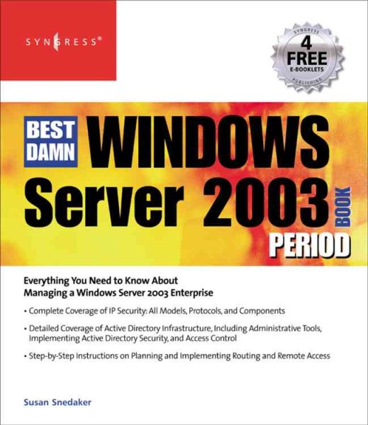 The Best Damn Windows Server 2003 Book Period cover
