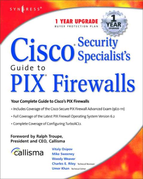 Cisco Security Specialist's Guide to PIX Firewall cover