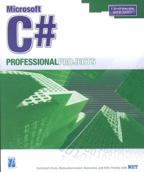 Microsoft C# Professional Projects cover