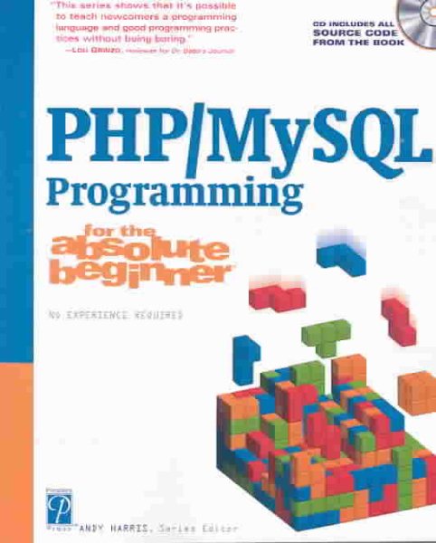 PHP/MySQL Programming for the Absolute Beginner cover