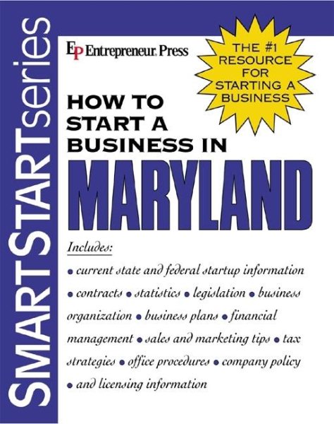 How to Start a Business in Maryland (How to Start a Business in Maryland (Etrm)) cover