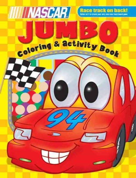 Nascar Kids Jumbo Coloring & Activity cover