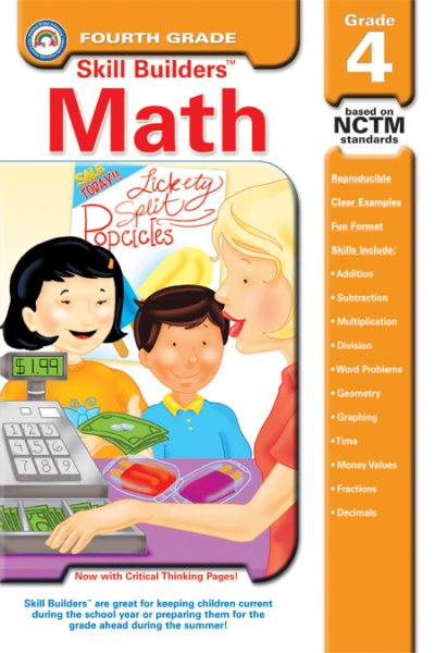 Math, Grade 4 (Skill Builders™) cover