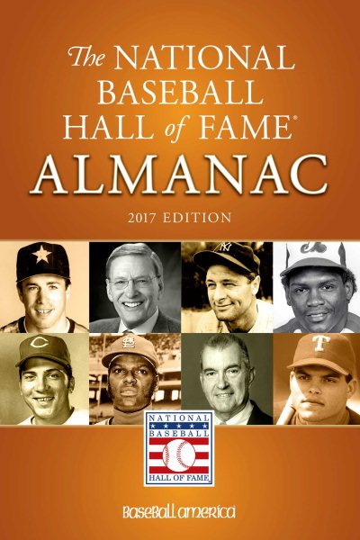 National Baseball Hall of Fame Almanac: 2017 Edition (1) cover