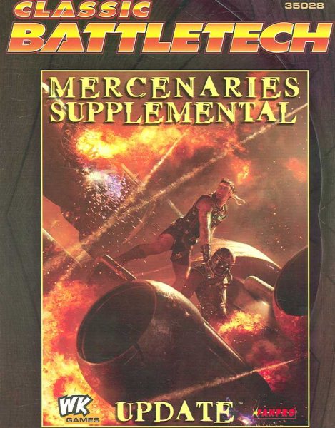 Cbt Mercenaries Supplemental Update (Classic Battletech FPR35028) cover