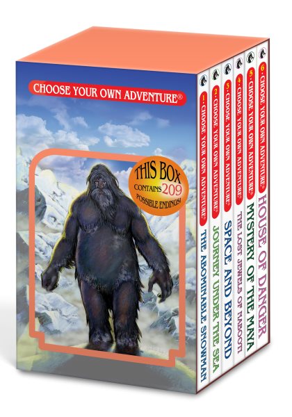 Choose Your Own Adventure 6-Book Boxed Set #1 (The Abominable Snowman, Journey Under The Sea, Space And Beyond, The Lost Jewels of Nabooti, Mystery of the Maya, House of Danger) cover