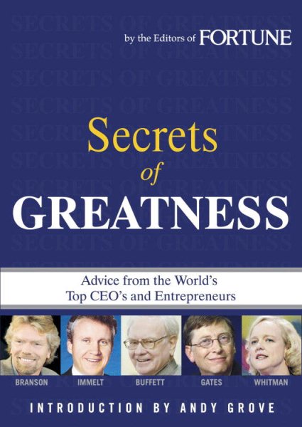 Fortune: Secrets of Greatness cover