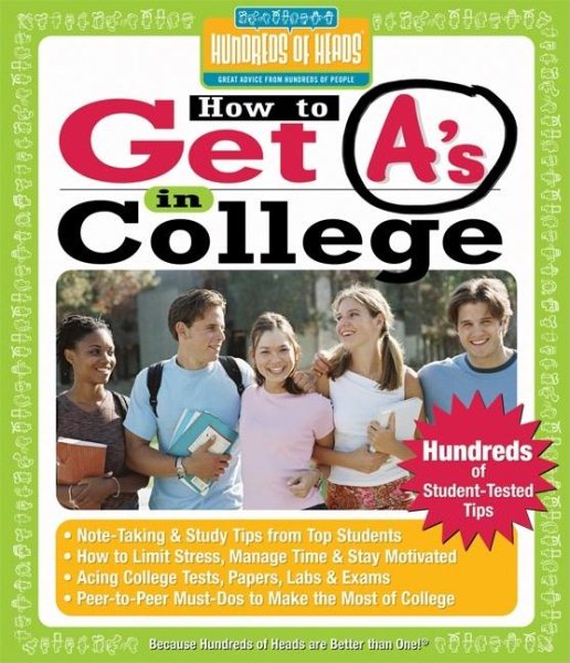 How to Get A's in College cover
