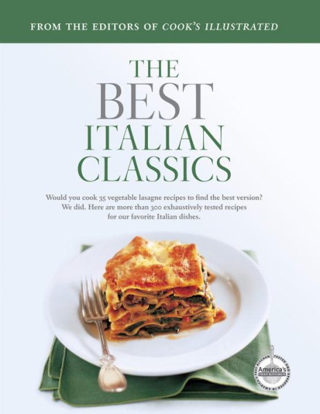 Italian Classics (Best Recipe Classic) cover