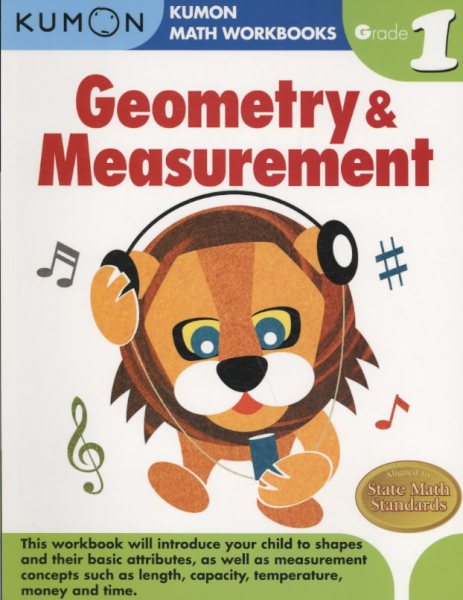 Geometry & Measurement Grade 1 (Kumon Math Workbooks) cover