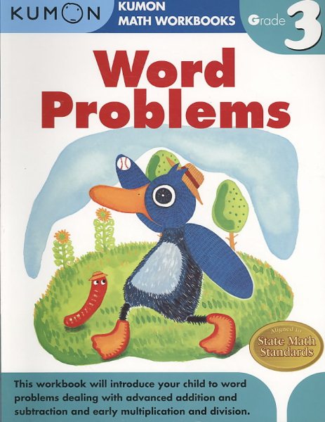 Word Problems (Kumon Math Workbooks Grade 3) cover