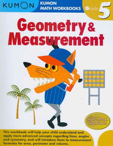 Grade 5 Geometry & Measurement (Kumon Math Workbooks Grade 5) cover