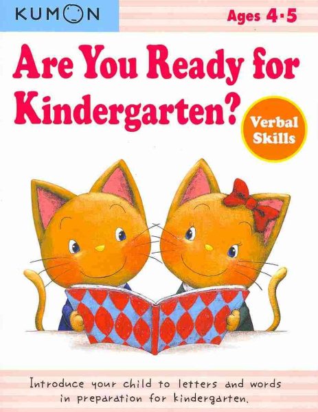 Are you Ready for Kindergarten?: Verbal Skills cover