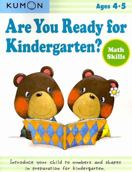 Are You Ready For Kindergarten? Math cover