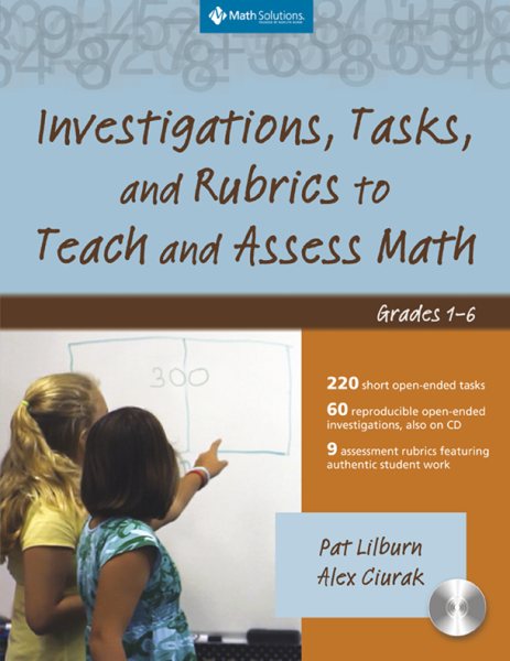 Investigations, Tasks, and Rubrics to Teach and Assess Math, Grades 1-6 cover