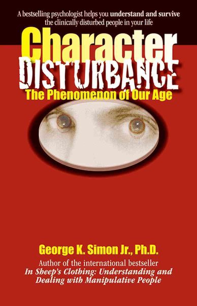 Character Disturbance: the phenomenon of our age (Volume 1) cover