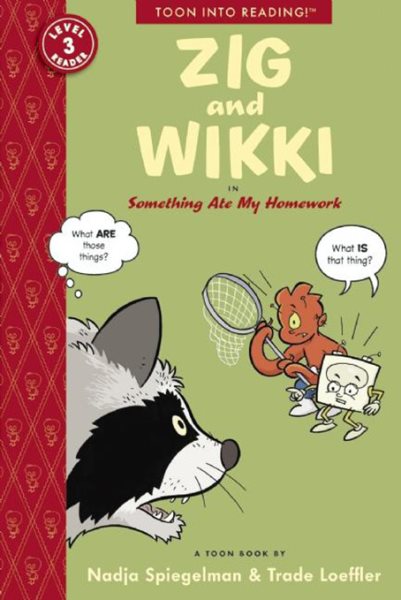 Zig and Wikki in Something Ate My Homework: TOON Level 3 cover
