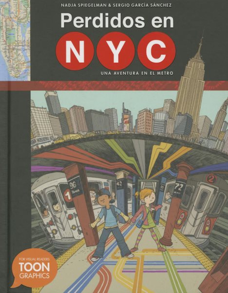 Perdidos en NYC: una aventura en el metro: A TOON Graphic (Spanish Edition) cover