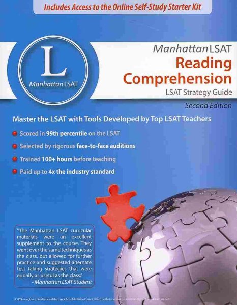 Manhattan LSAT Reading Comprehension Strategy Guide (Manhattan LSAT Strategy Guides) cover