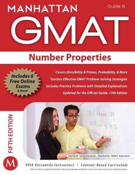 Number Properties GMAT Strategy Guide (Manhattan GMAT Instructional Guide 5) cover