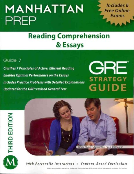 Reading Comprehension & Essays GRE Strategy Guide, 3rd Edition (Manhattan Prep Strategy Guides) cover