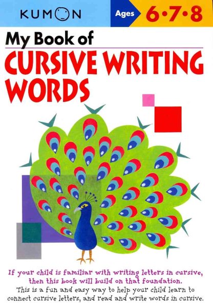 My Book of Cursive Writing: Words (Cursive Writing Workbooks) cover