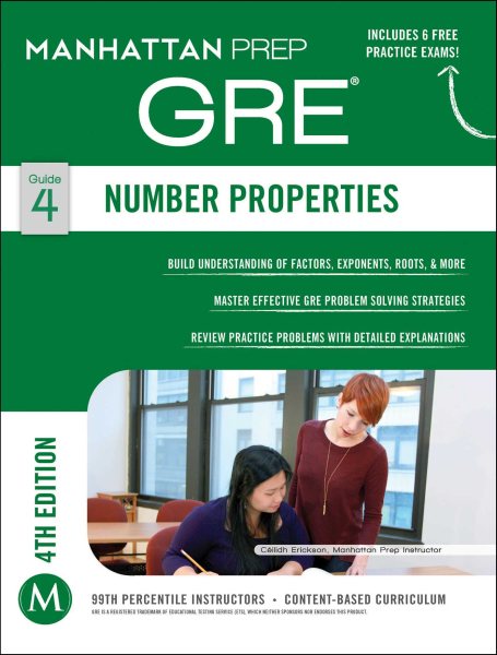 GRE Number Properties (Manhattan Prep GRE Strategy Guides) cover