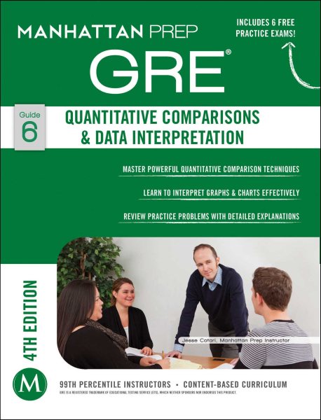 GRE Quantitative Comparisons & Data Interpretation (Manhattan Prep GRE Strategy Guides) cover