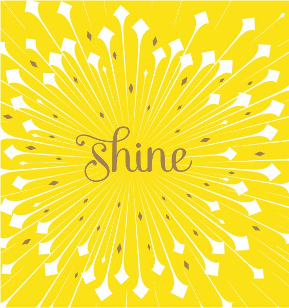 Shine — A gift book to celebrate someone who shines bright. cover