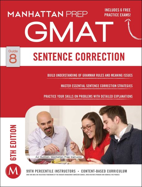 GMAT Sentence Correction (Manhattan Prep GMAT Strategy Guides) cover