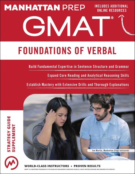 GMAT Foundations of Verbal (Manhattan Prep GMAT Strategy Guides) cover
