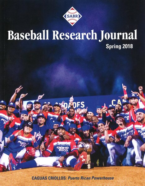 Baseball Research Journal (BRJ), Volume 47 #1 cover