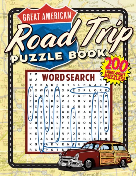 Great American Road Trip Puzzle Book (Great American Puzzle Books)